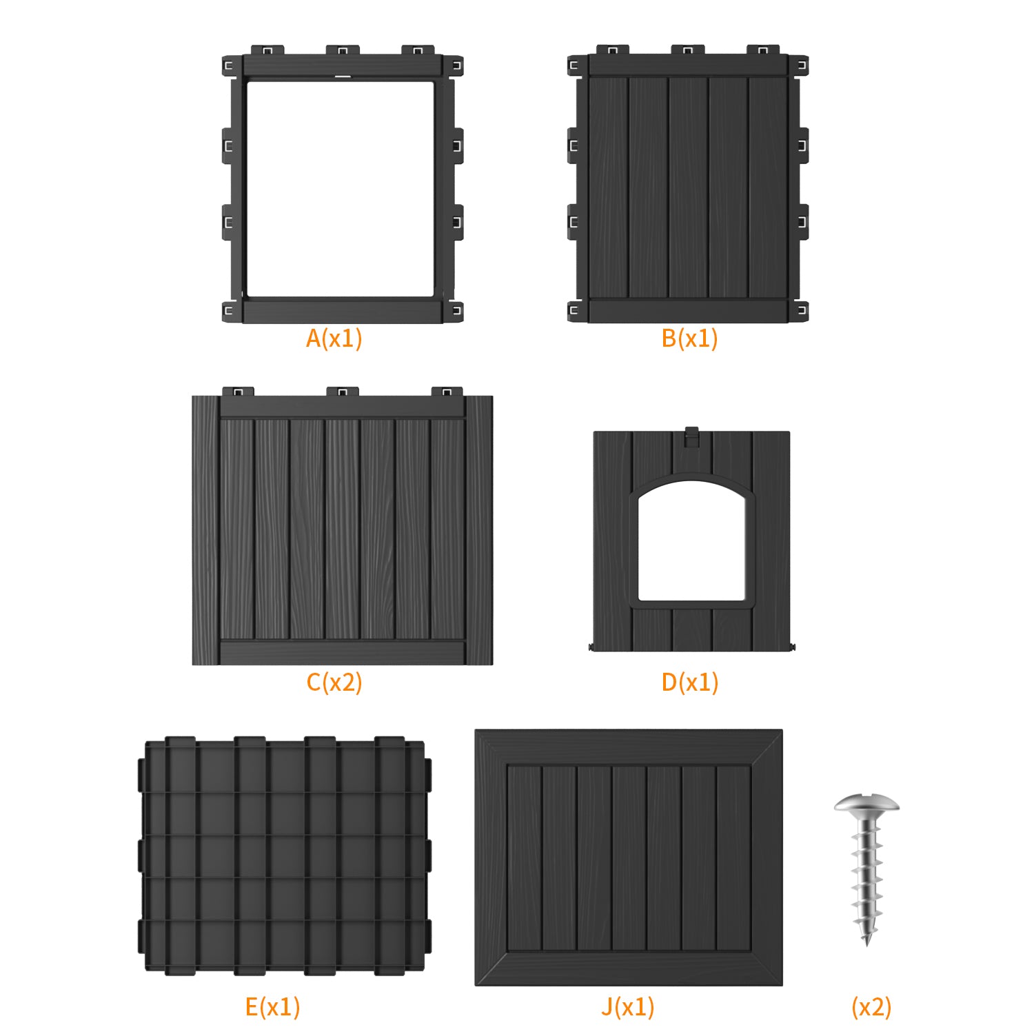 Vbal Cat Litter Box Furniture,Cat Washroom Litter Box Enclosure,Wooden Cat House Nightstand End Table,Indoor Cat Furniture Cabinet Pet Crate Black